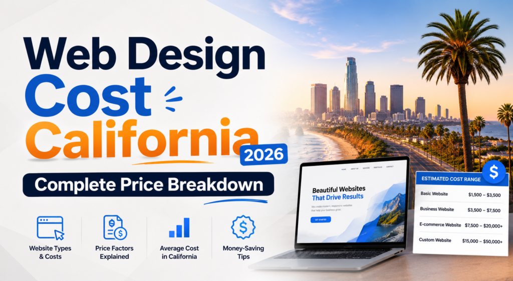 web design cost california