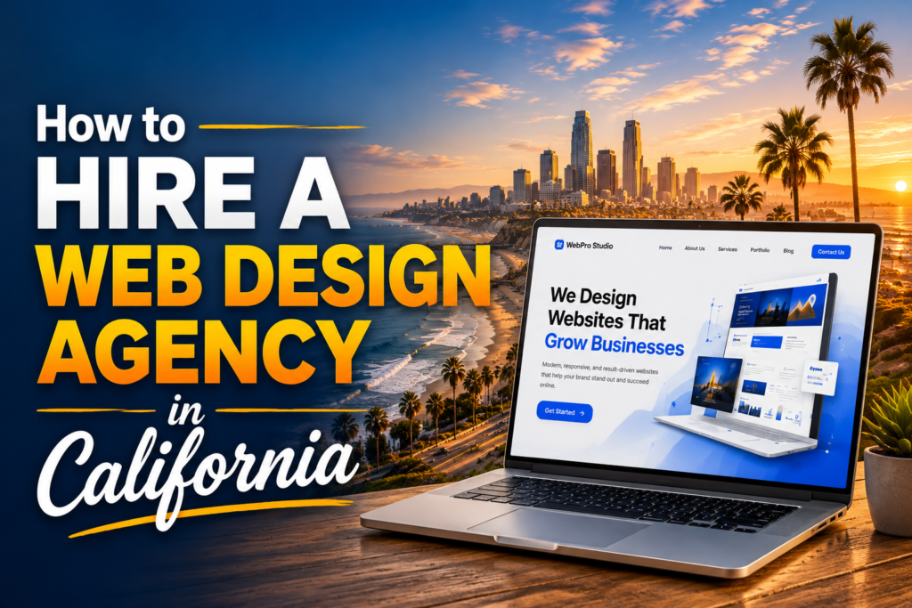hire web design agency California