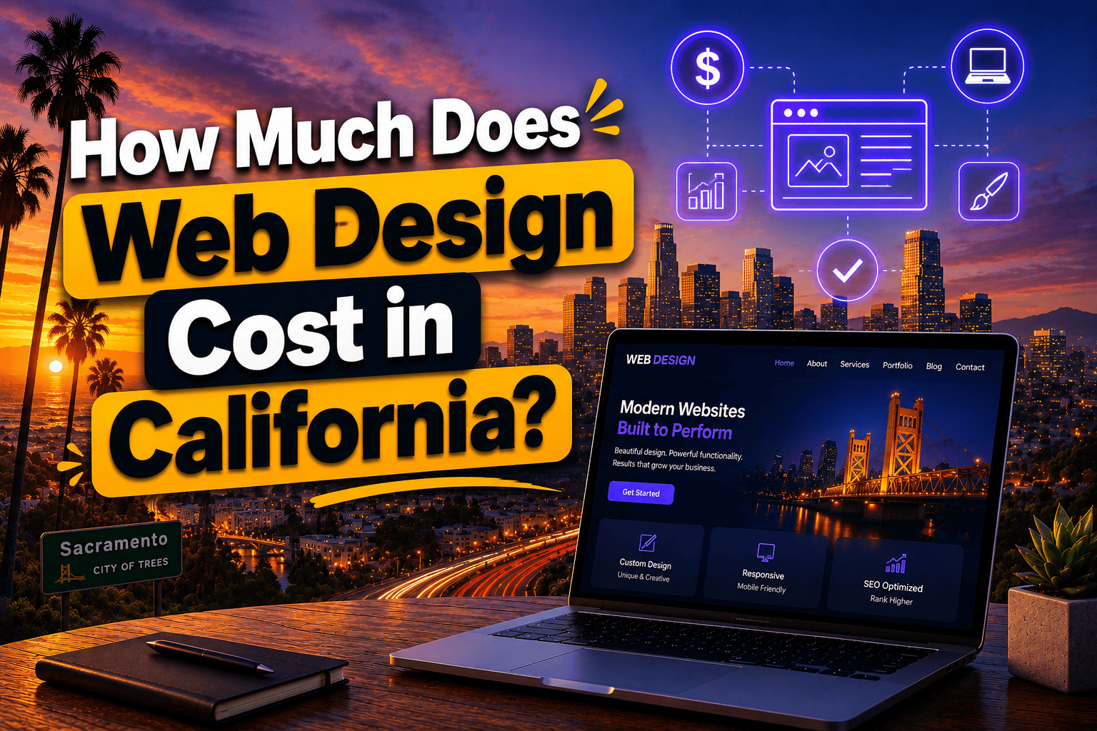 web design cost California