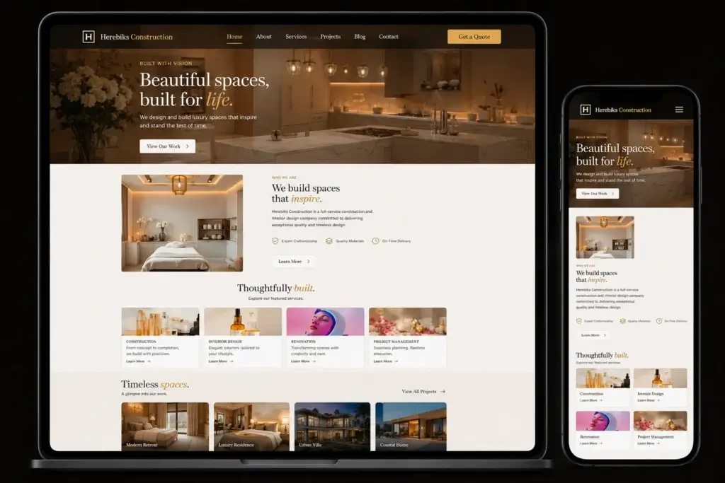 spa ledy California web design