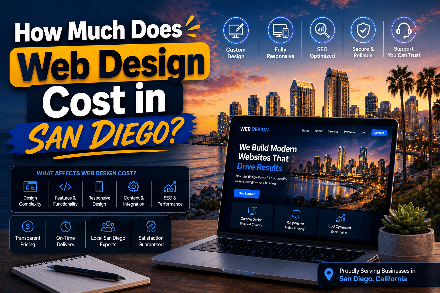 web design cost San Diego