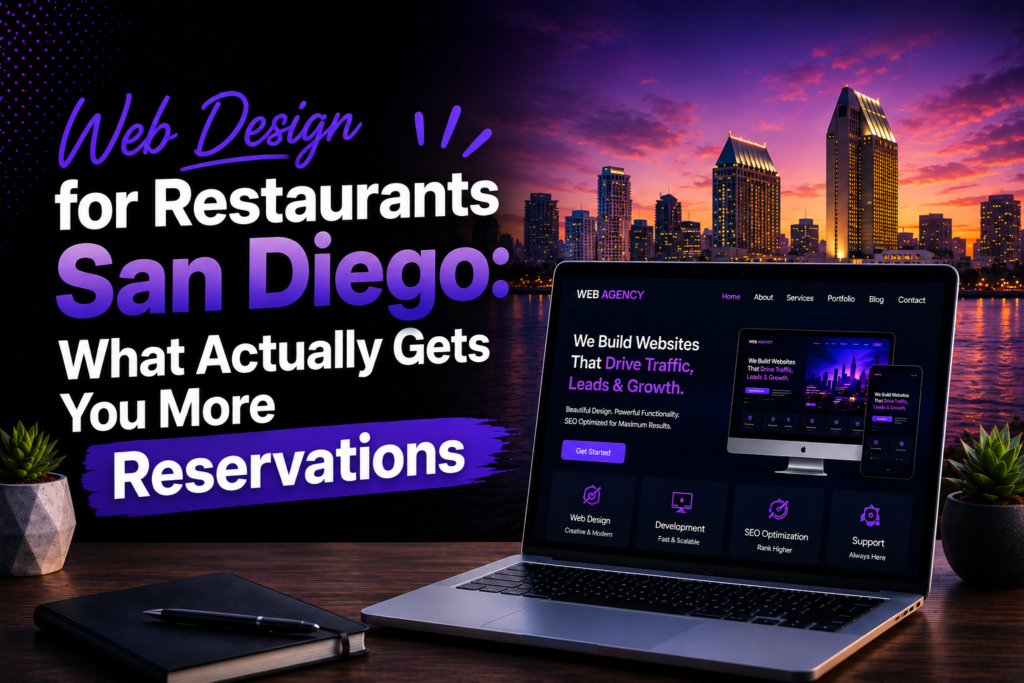 Web Design for Restaurants San Diego