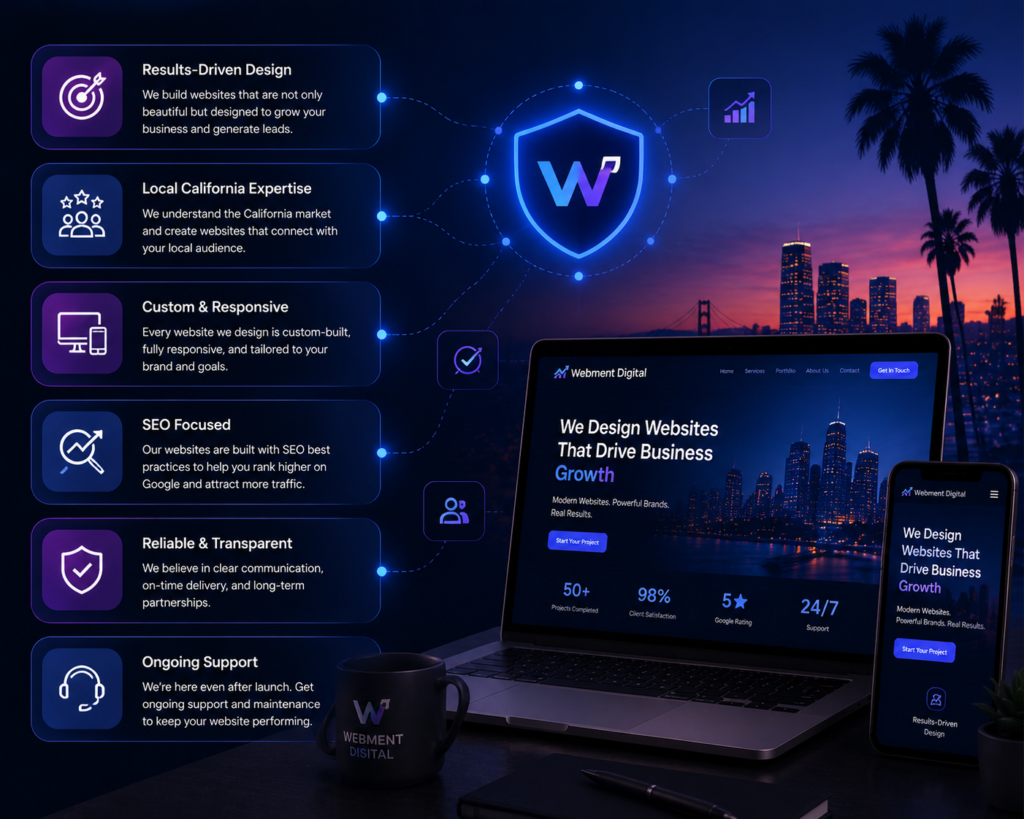 Why Choose Webment Digital as Your Web Design Agency in California