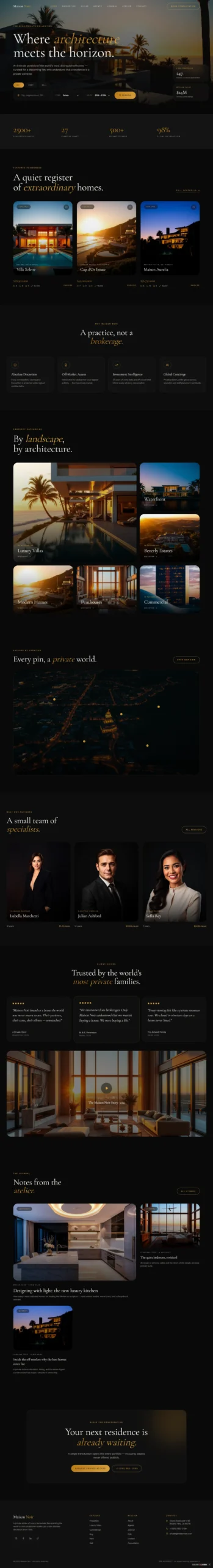 real esate decox California web design